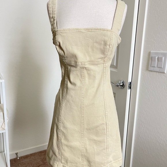 Urban Outfitters Cream Backless Dress - Picture 1 of 5